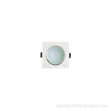 9W LED down light quadrate downlights led 5 inch